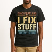 That's What I Do I Fix Stuff And I Know Things Retro Vintage Tall T-Shirt