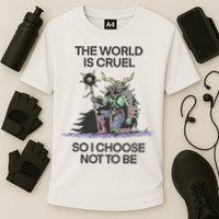 The World Is Cruel So I Choose Not To Be Performance Shirt