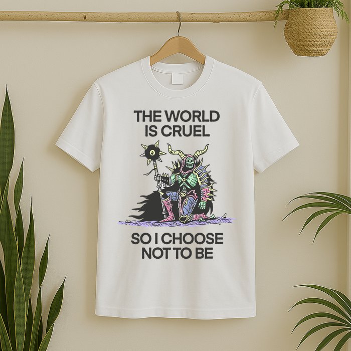 The World Is Cruel So I Choose Not To Be T-Shirt