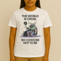 The World Is Cruel So I Choose Not To Be T-Shirt