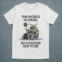 The World Is Cruel So I Choose Not To Be T-Shirt
