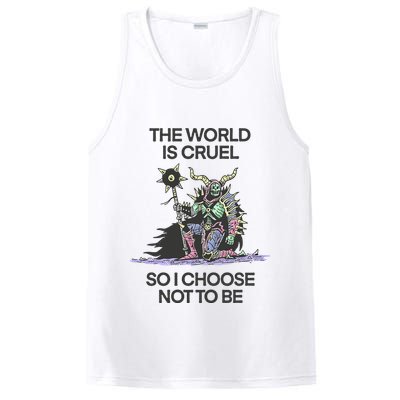 The World Is Cruel So I Choose Not To Be PosiCharge Competitor Tank