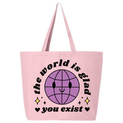 The World Is Glad You Exist Mental Health 25L Jumbo Tote