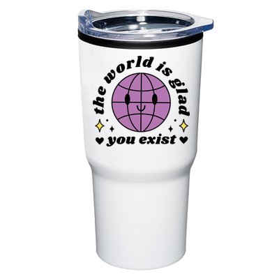 The World Is Glad You Exist Mental Health Tumbler