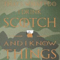 That's What I Do I Drink Scotch and I Know Things  Legacy Tie Dye Trucker Hat