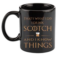 That's What I Do I Drink Scotch and I Know Things  11oz C Handle Ceramic Mug