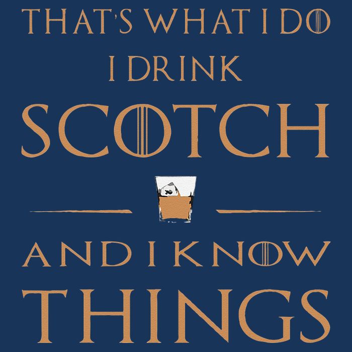 That's What I Do I Drink Scotch and I Know Things  Infant Baby Jersey Bodysuit