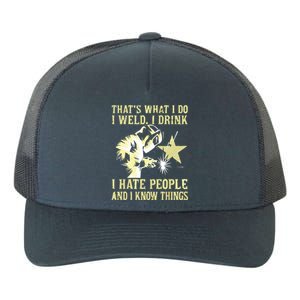 That's What I Do I Read Books And I Know Things Reading Yupoong Adult 5-Panel Trucker Hat