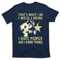 That's What I Do I Read Books And I Know Things Reading T-Shirt