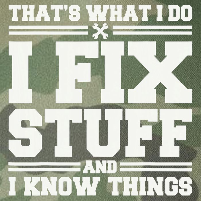 That's What I Do I Fix Stuff And I Know Things Funny Saying Legacy Tie Dye Trucker Hat