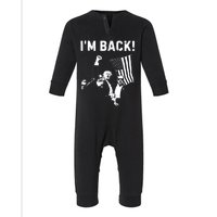 Trump Won IM Back! Win Inauguration 47th Us President 2025 Infant Fleece One Piece