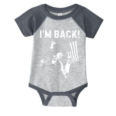 Trump Won IM Back! Win Inauguration 47th Us President 2025 Infant Baby Jersey Bodysuit