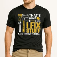 That's What I Do I Fix Stuff And I Know Things Funny Saying Cooling Performance Crew T-Shirt