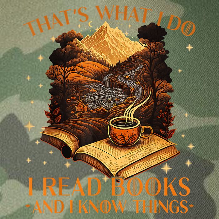 That's What I Do I Read Books And I Know Things Reading Legacy Tie Dye Trucker Hat