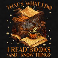 That's What I Do I Read Books And I Know Things Reading Ladies PosiCharge Tri-Blend Wicking Tank