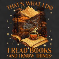 That's What I Do I Read Books And I Know Things Reading Cool Comfort Performance Bucket Hat