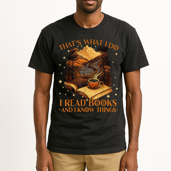 That's What I Do I Read Books And I Know Things Reading Tall T-Shirt