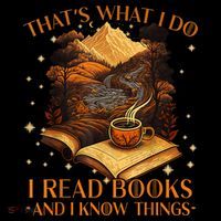 That's What I Do I Read Books And I Know Things Reading City Backpack