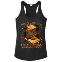 That's What I Do I Read Books And I Know Things Reading Ladies PosiCharge Competitor Racerback Tank