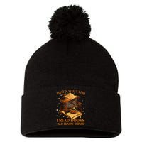 That's What I Do I Read Books And I Know Things Reading Pom Pom 12in Knit Beanie