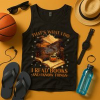That's What I Do I Read Books And I Know Things Reading Tank Top