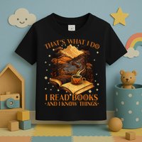 That's What I Do I Read Books And I Know Things Reading Toddler T-Shirt