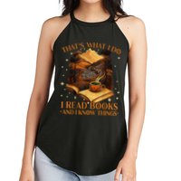 That's What I Do I Read Books And I Know Things Reading Women's Perfect Tri Rocker Tank