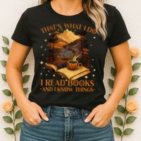 That's What I Do I Read Books And I Know Things Reading Womens T-Shirt
