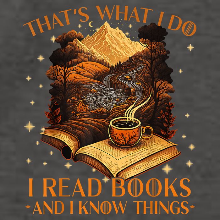 That's What I Do I Read Books And I Know Things Reading Vector Backpack