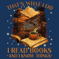 That's What I Do I Read Books And I Know Things Reading Infant Baby Jersey Bodysuit