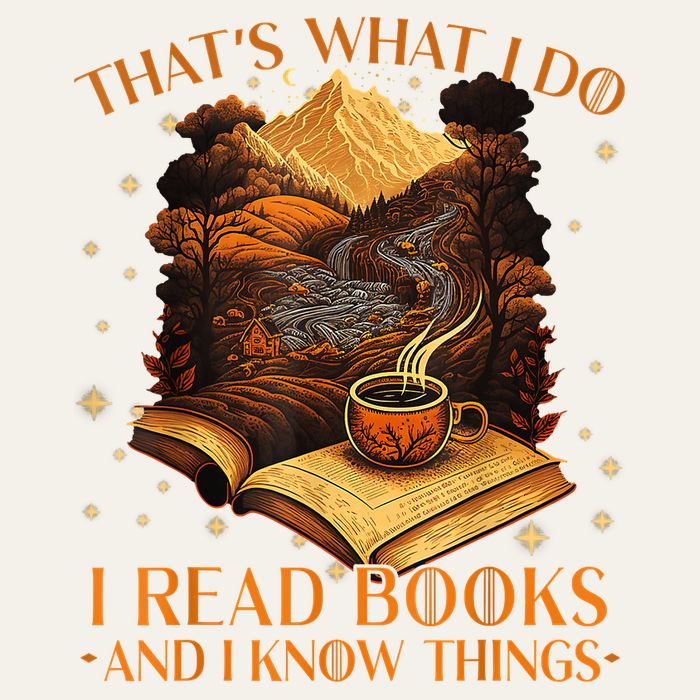 That's What I Do I Read Books And I Know Things Reading Poster