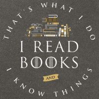 That's What I Do I Read Books And I Know Things Reading Cotton Canvas Backpack