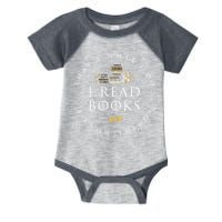 That's What I Do I Read Books And I Know Things Reading Infant Baby Jersey Bodysuit