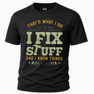 Thats What I Do I Read Books And I Know Things Funny Reading Performance Shirt