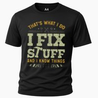 Thats What I Do I Read Books And I Know Things Funny Reading Performance Shirt