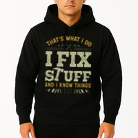 Thats What I Do I Read Books And I Know Things Funny Reading Hoodie