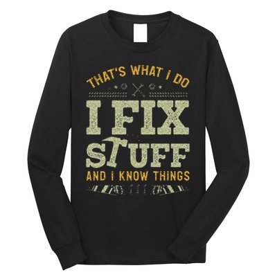 Thats What I Do I Read Books And I Know Things Funny Reading Long Sleeve Shirt
