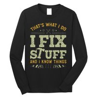 Thats What I Do I Read Books And I Know Things Funny Reading Long Sleeve Shirt