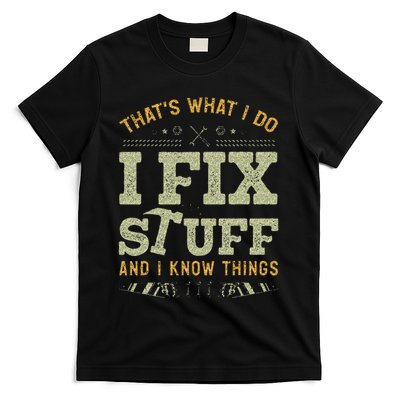 Thats What I Do I Read Books And I Know Things Funny Reading T-Shirt