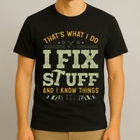 Thats What I Do I Read Books And I Know Things Funny Reading T-Shirt