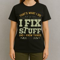Thats What I Do I Read Books And I Know Things Funny Reading T-Shirt