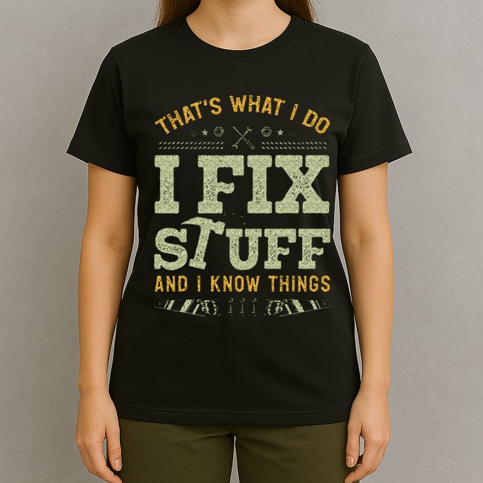 Thats What I Do I Read Books And I Know Things Funny Reading T-Shirt