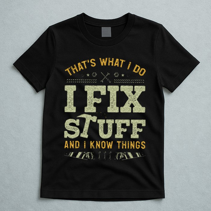 Thats What I Do I Read Books And I Know Things Funny Reading T-Shirt