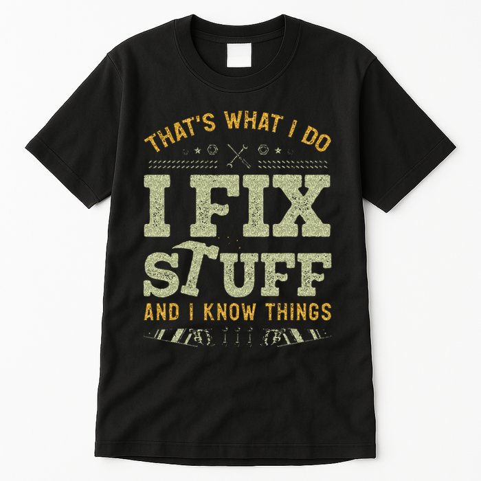 Thats What I Do I Read Books And I Know Things Funny Reading Tall T-Shirt