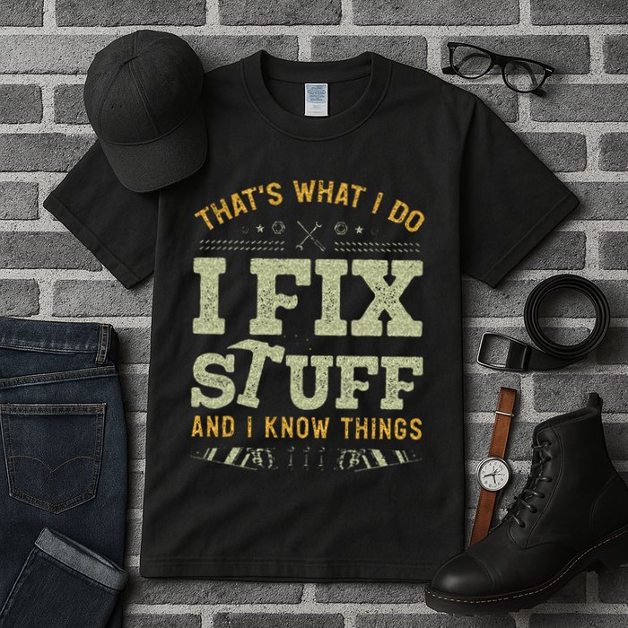 Thats What I Do I Read Books And I Know Things Funny Reading Tall T-Shirt