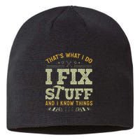 Thats What I Do I Read Books And I Know Things Funny Reading Sustainable Beanie