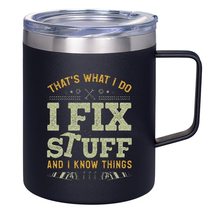 Thats What I Do I Read Books And I Know Things Funny Reading 12oz Stainless Steel Coffee Mug