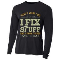 Thats What I Do I Read Books And I Know Things Funny Reading Cooling Performance Long Sleeve Crew