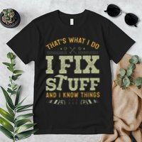 Thats What I Do I Read Books And I Know Things Funny Reading Premium T-Shirt