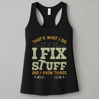 Thats What I Do I Read Books And I Know Things Funny Reading Womens Tank Top